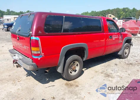 2002 Chevrolet Silverado 2500Hd from USA, damaged, VIN 1GCHC24U72E138773